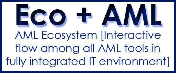 AML software solution in ecosystem environment