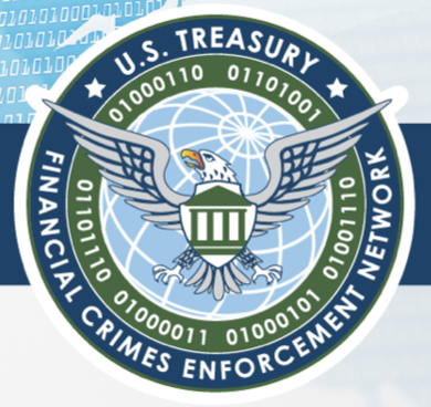 FinCEN Logo--Financial Crimes Enforcement Network for AML and Terror Financing