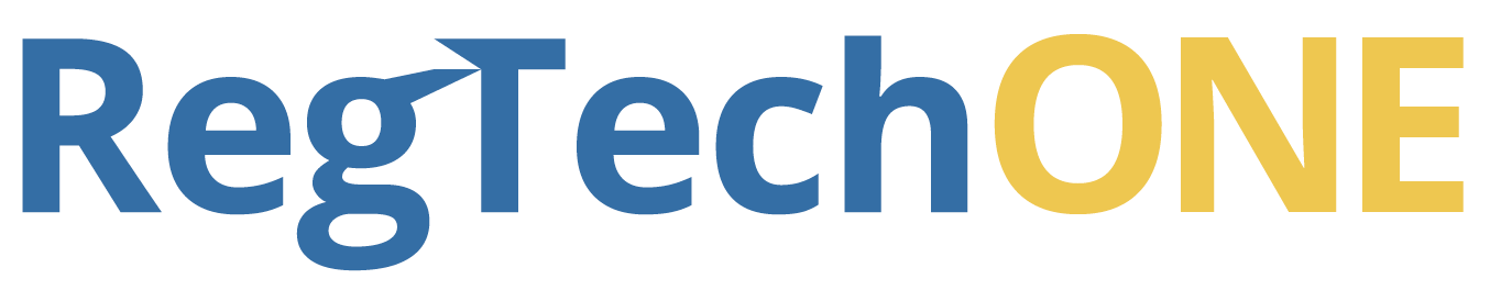 Logo for RegTech One--RegTech Platform for AML/KYC and GRC