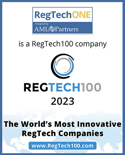 2023 "RegTech 100" Award for AML Partners and RegTechONE Platform--RegTech 100 recognizes the 100 most innovative RegTech companies.