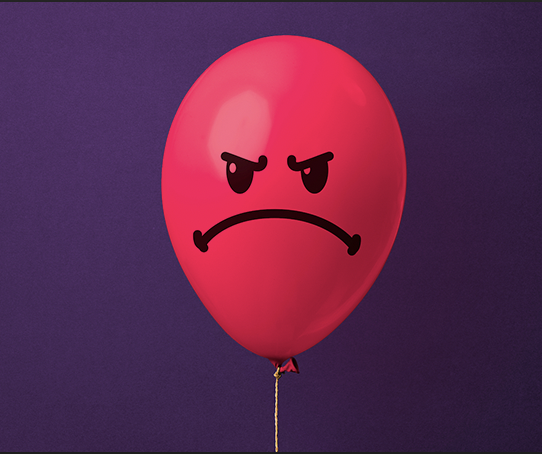 aml compliance kyc--image of angry balloon