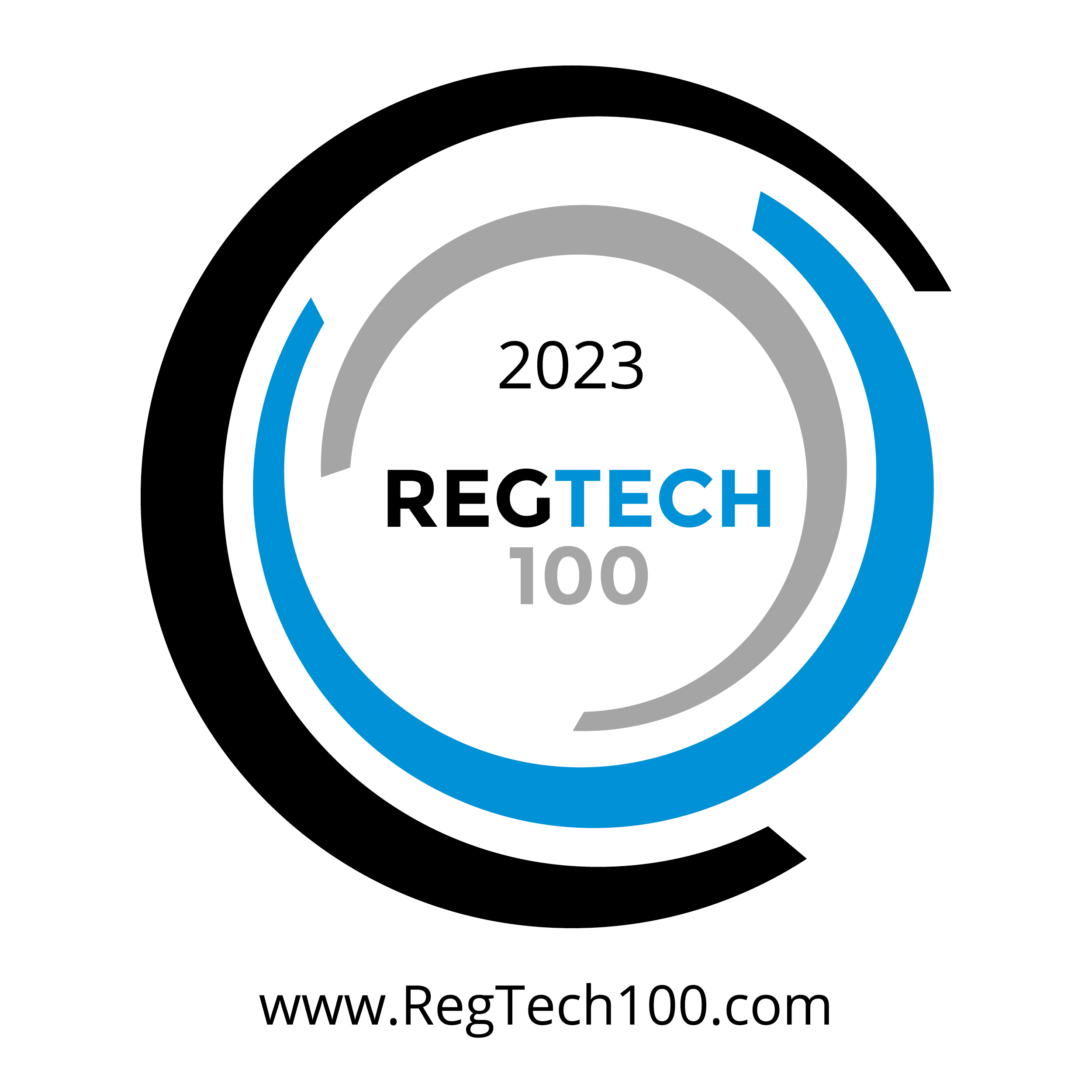 RegTech 100 badge--AML Partners named to 2023 list of the RegTech 100