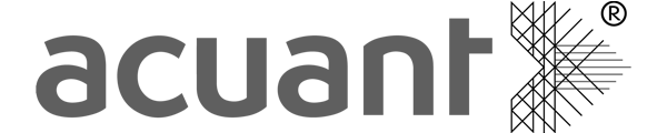This is the logo for the company Acuant. The logo is on the website for AML Partners as part of the logo set for strategic partners or integration partners. AML Partners engages in strategic and integration partnerships with other vendors to provide the best AML software, KYC software, GRC software, and related services.