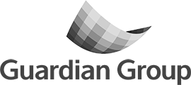 This is a logo for Guardian Group. This logo appears on the logo showcase for clients of AML Partners. AML Partners designs and implements the RegTechONE platform, AML software, KYC software, GRC software.