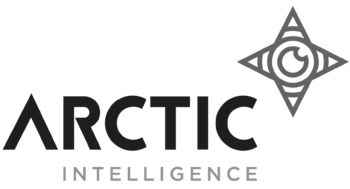 Logo for Arctic Intelligence--includes the words and logo art