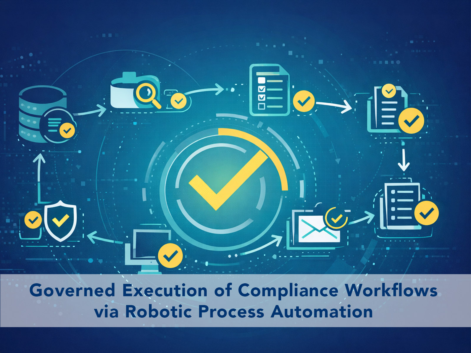 AML compliance workflow automation executing governed processes