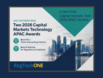 AML Partners Wins Two ‘Capital Markets Technology’ Awards for KYC and AI-Powered Compliance