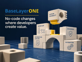 BaseLayerONE: No-code changes where developers create value