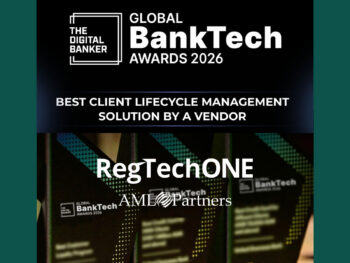 AML Partners wins Best Client Lifecycle Management Solution at the Global BankTech Awards 2026